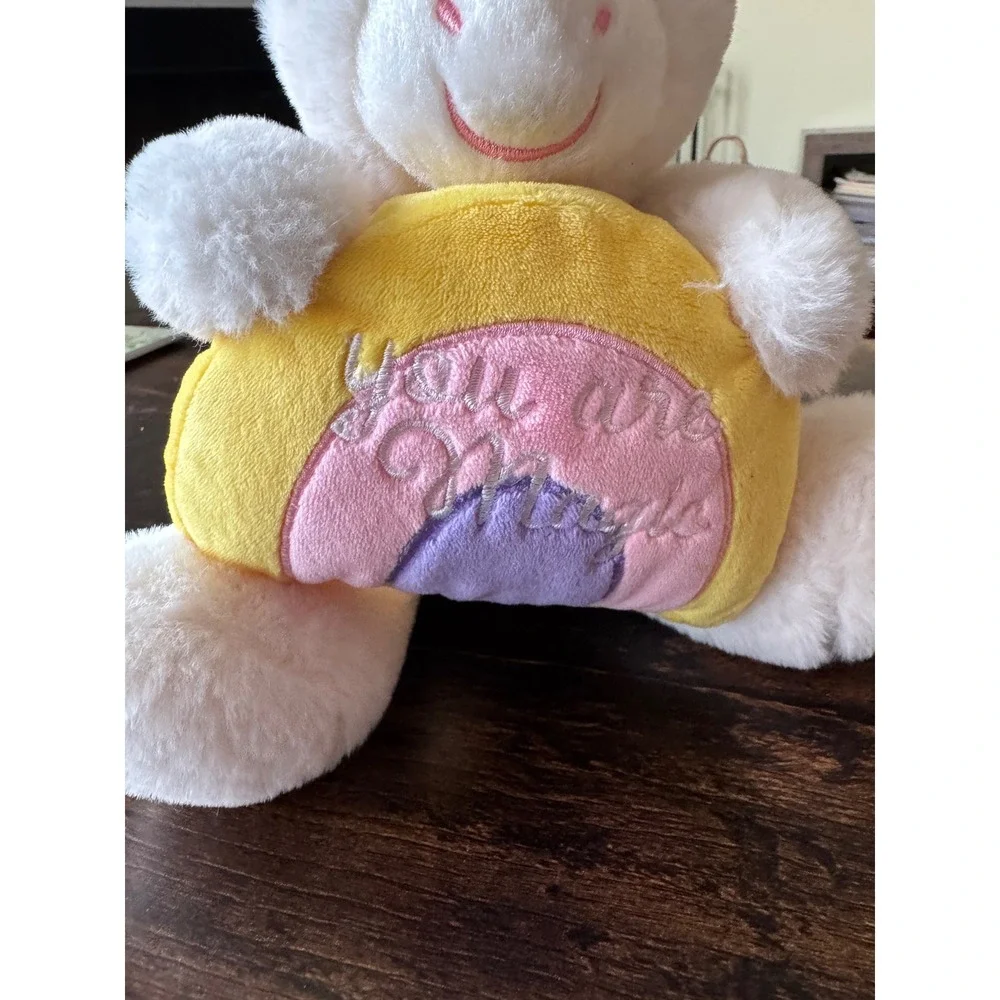 Aurora Plush Unicorn White Purple You Are Magic Stuffed Animal 12 Inch